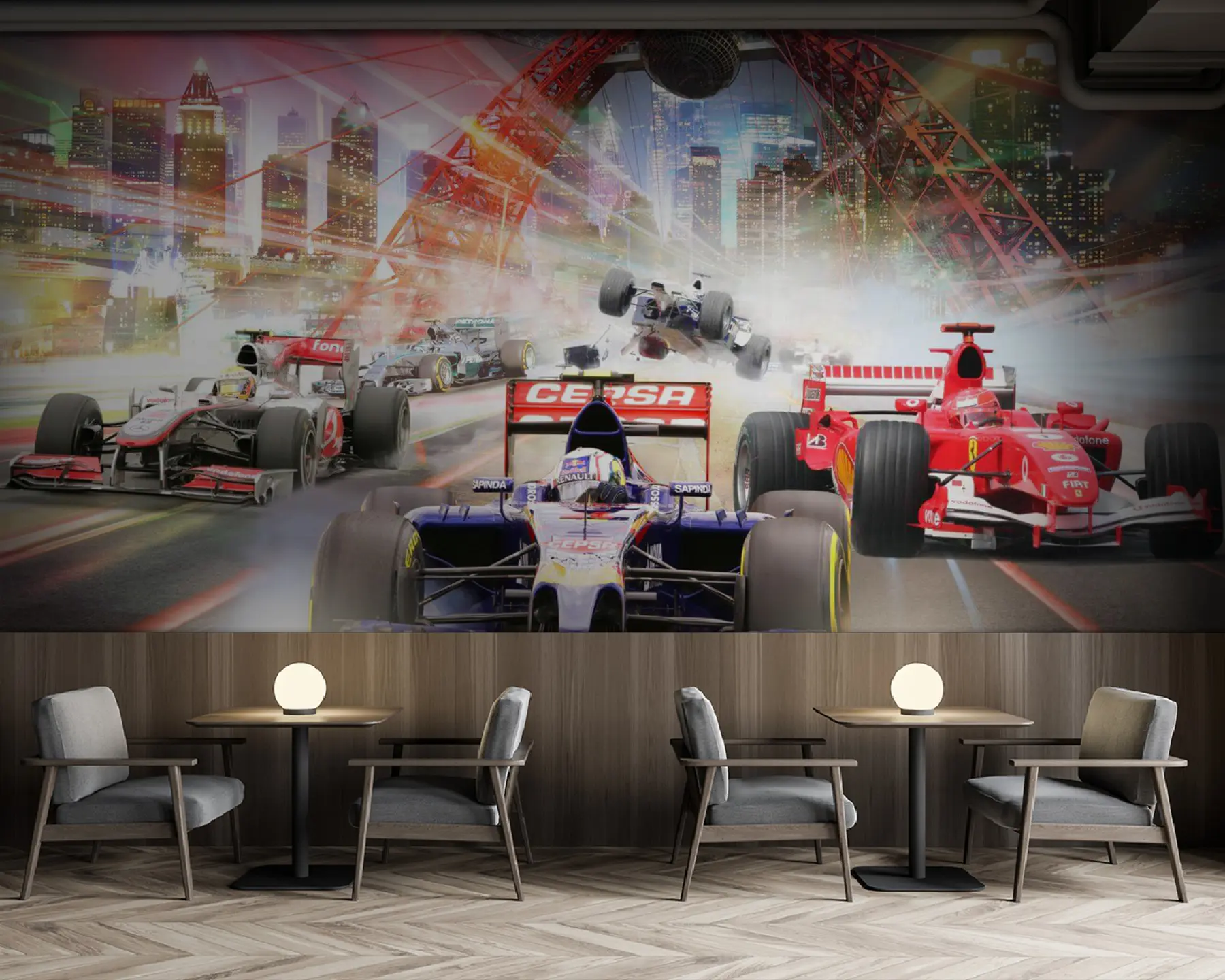 fototapeter Hjul, dekk og bil u64439