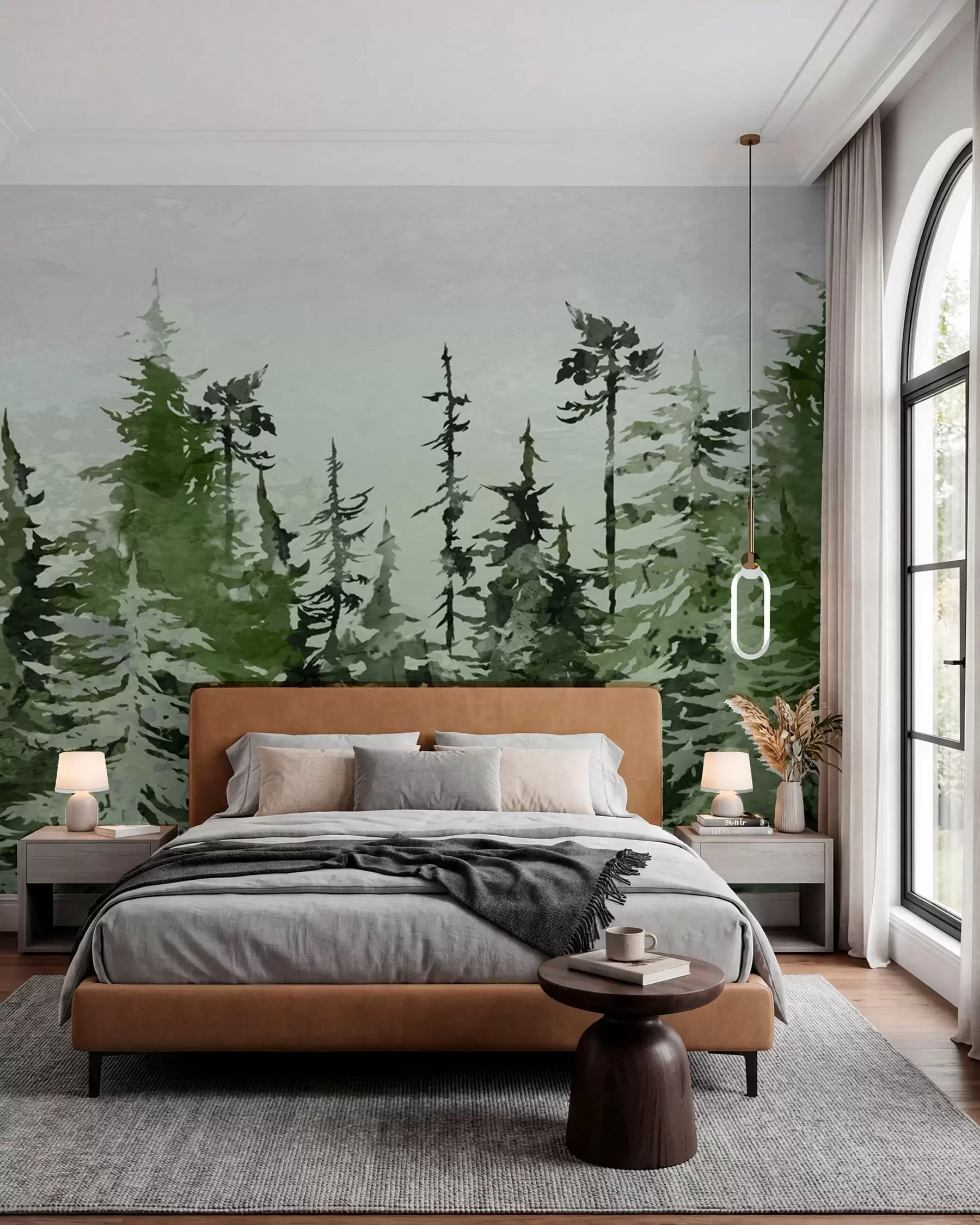 fototapeter Spiste kunstnerisk tegning akvarell u75173