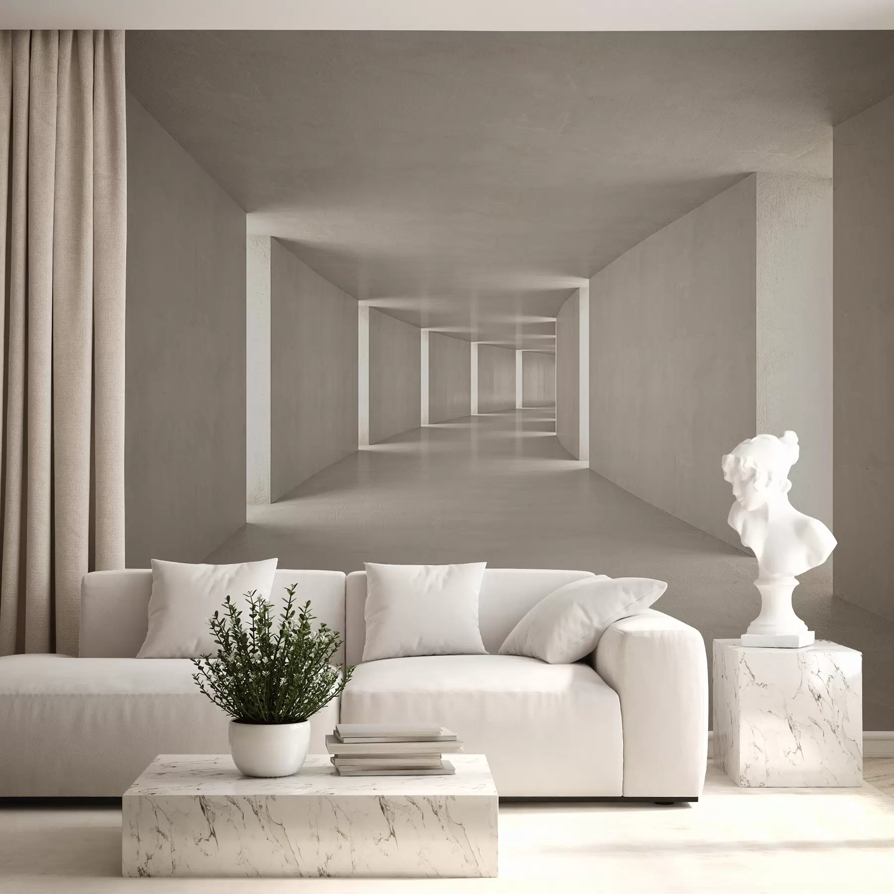 fototapeter Abstrakt tunnel u75401