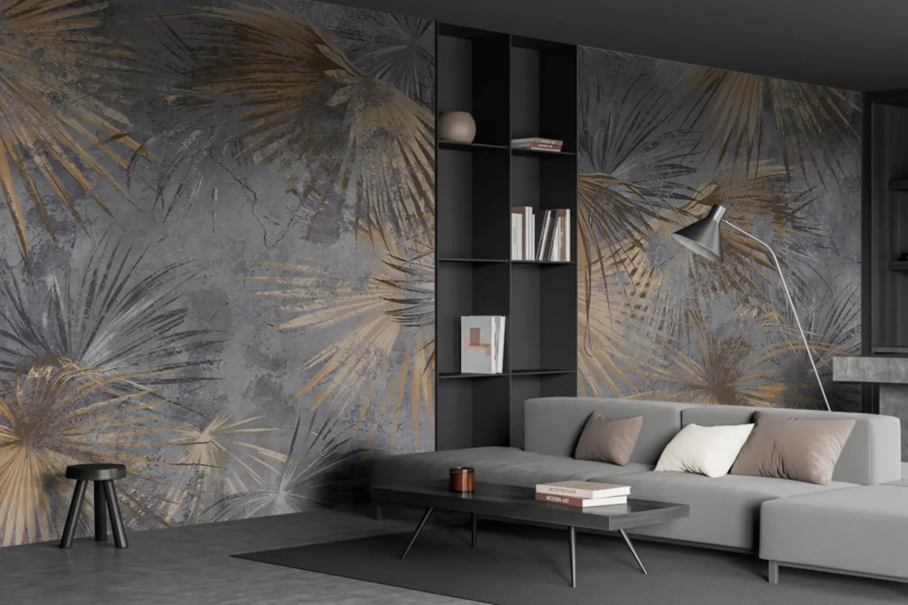 fototapeter Palmegrunge u75787