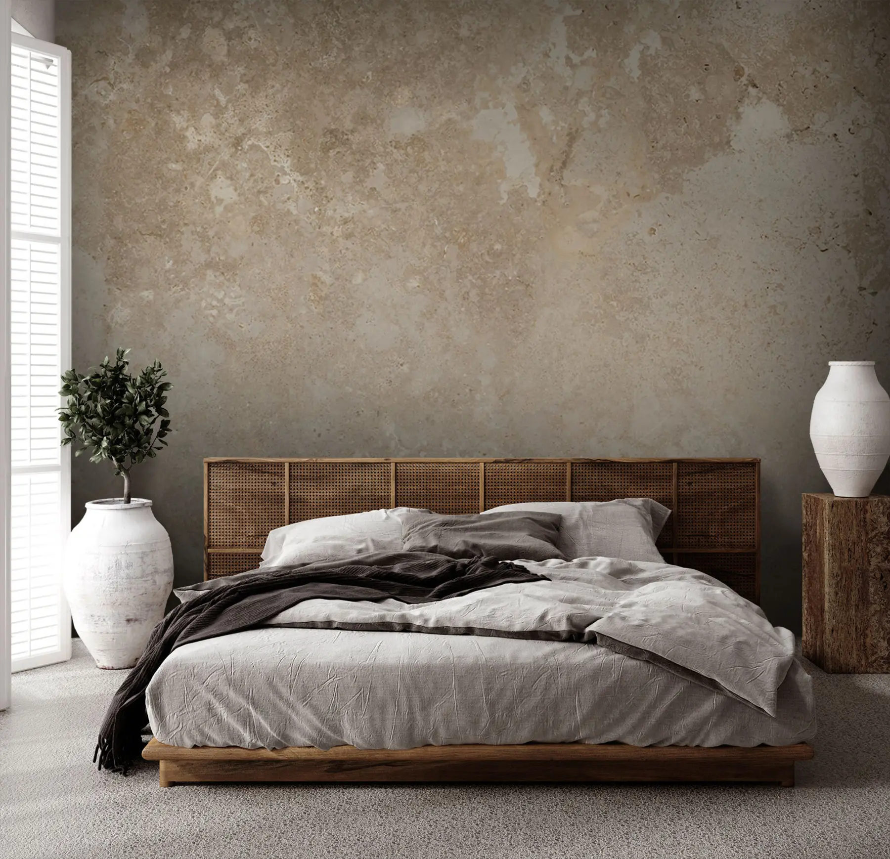 fototapeter Bakgrunn for sementstein u94384