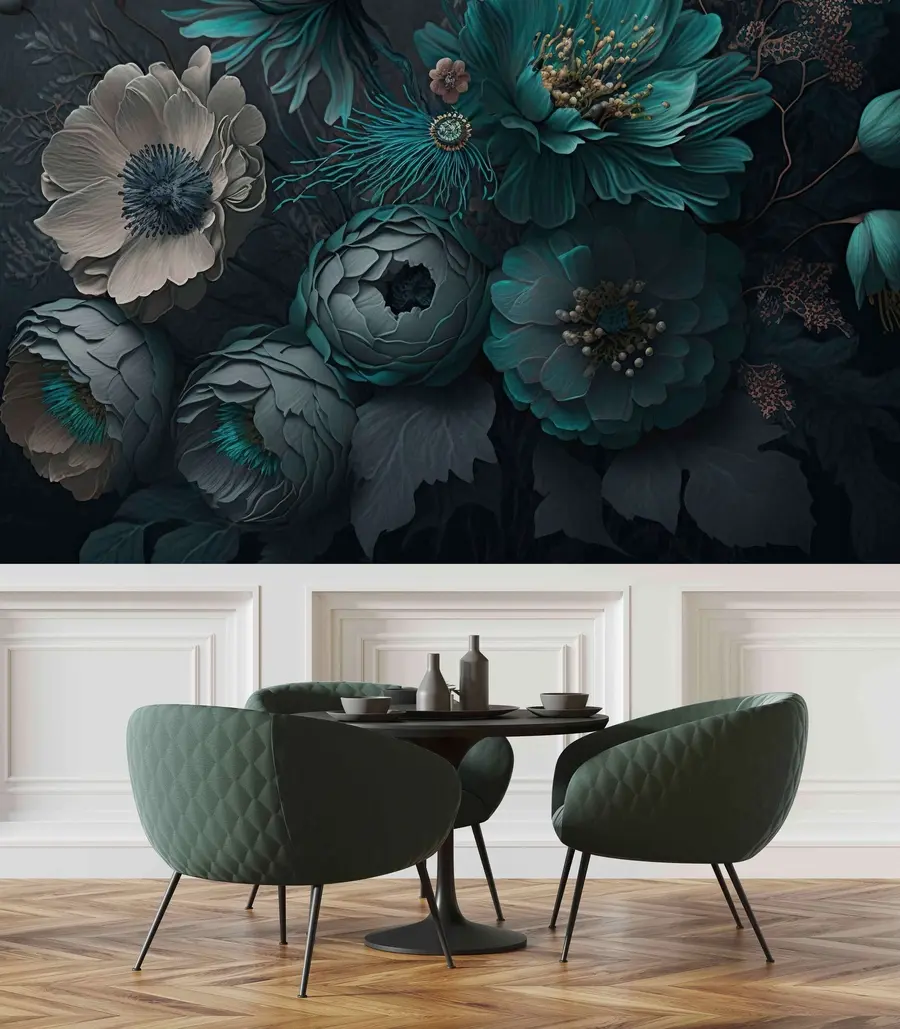 fototapeter Morgenblomster u75405