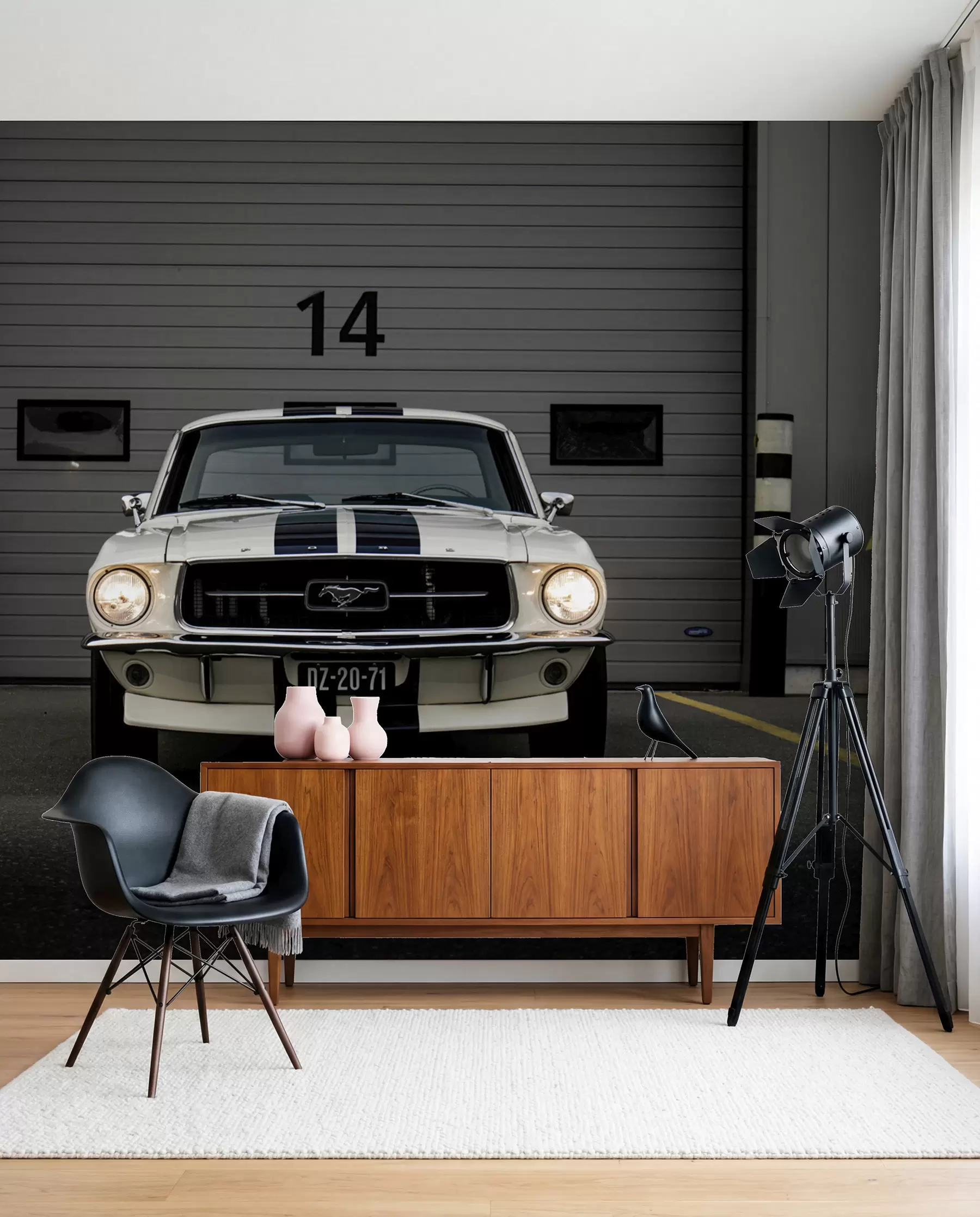 fototapeter 1970 Ford Mustang u95536