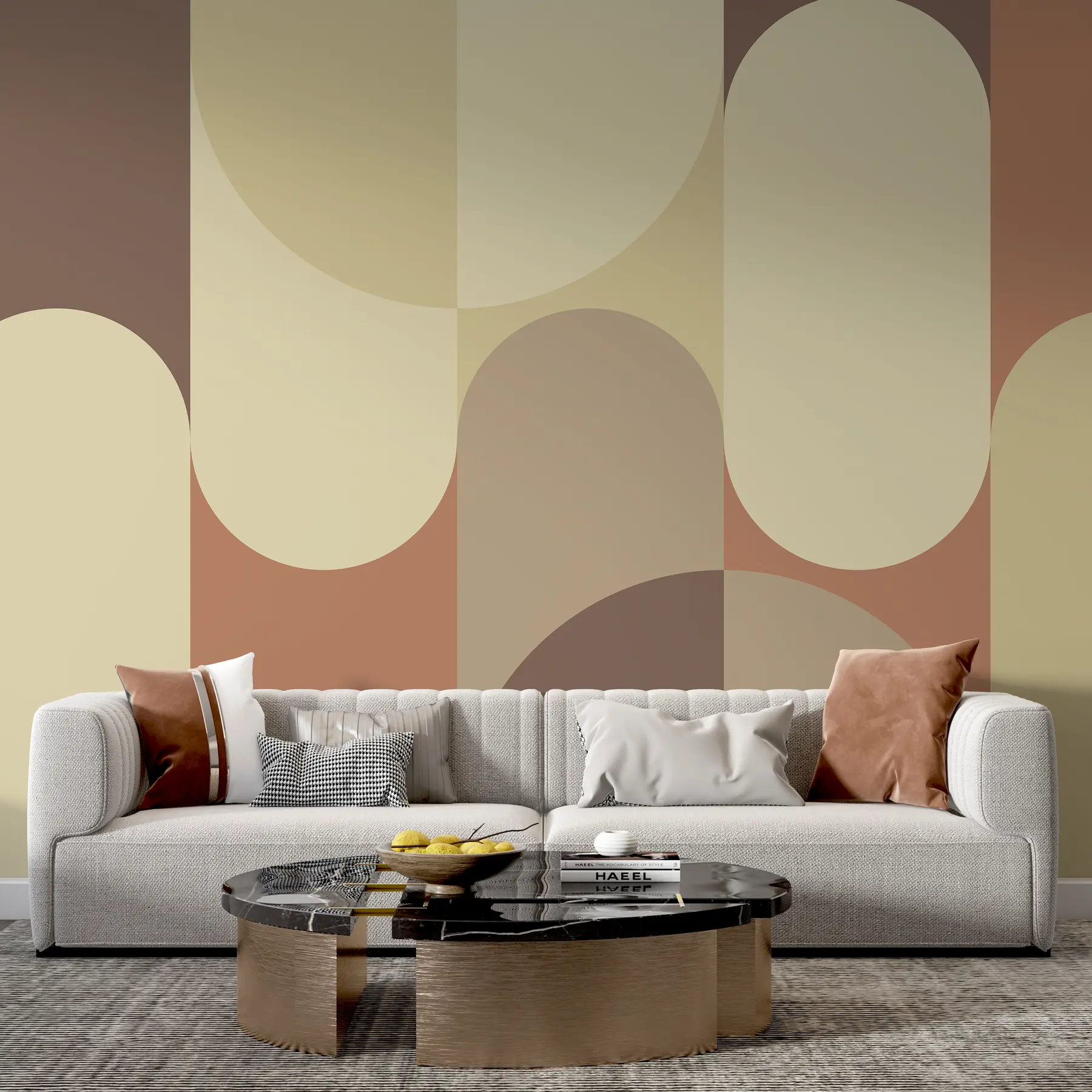 fototapeter Bauhaus-geometri u95870