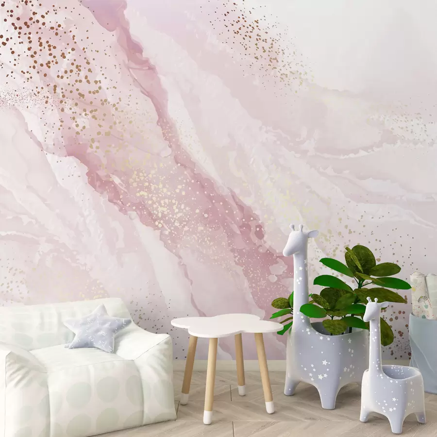 fototapeter Abstrakt maleri, etterligning av steinens marmoroverflate u95846