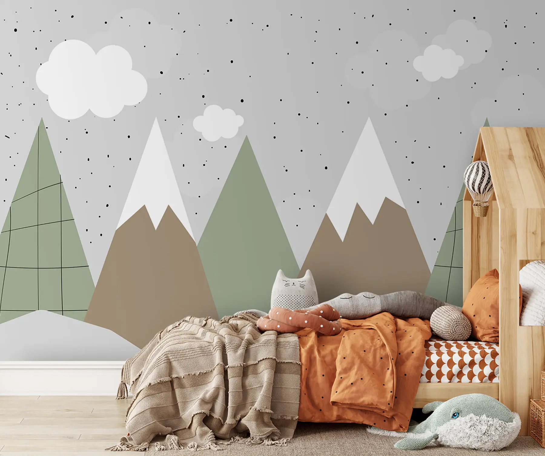 fototapeter Fjell og skyer u96298