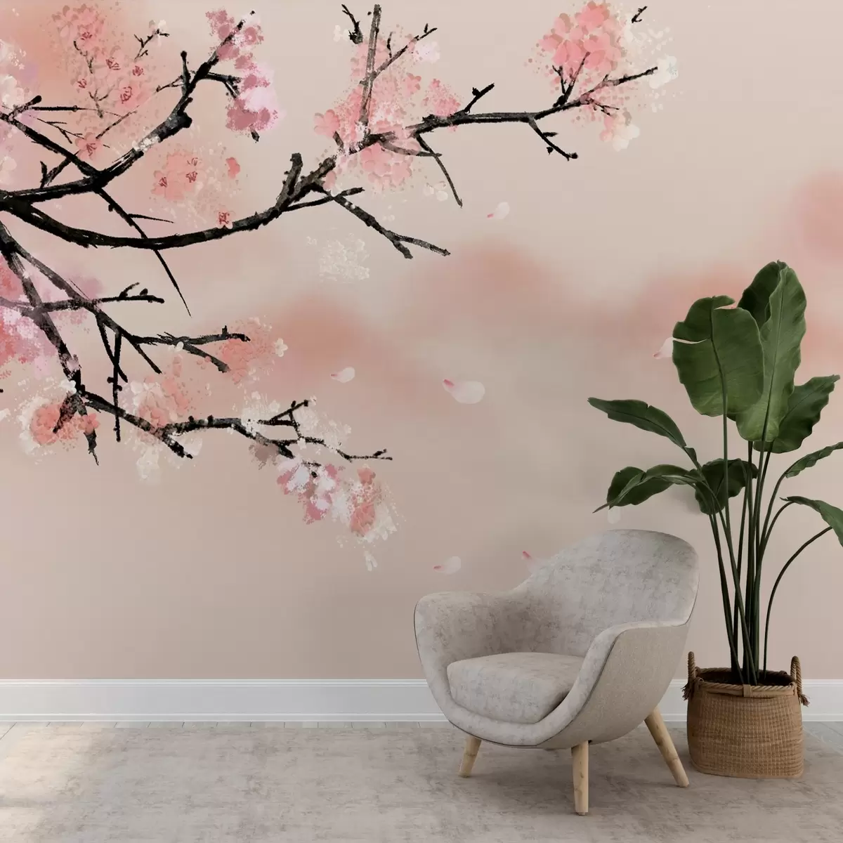 fototapeter Blomstene danser i den milde brisen u15866