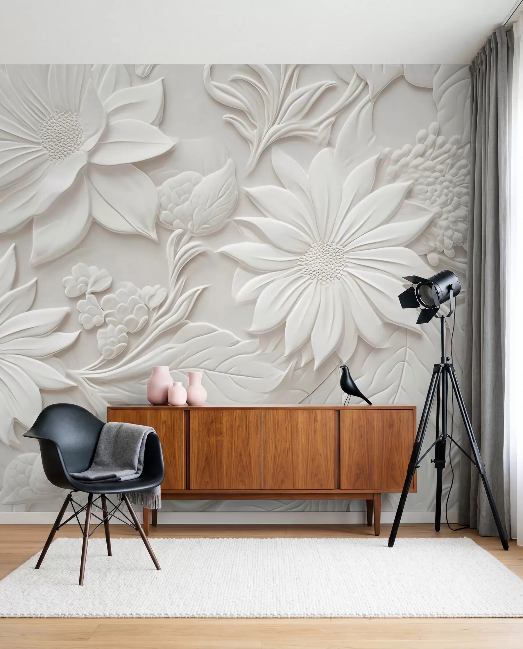 fototapeter 3-D blomster u96695