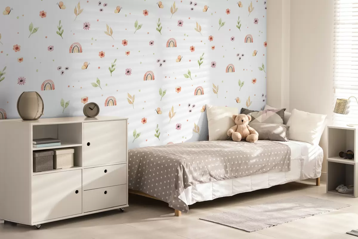 fototapeter Akvarelltegning for barn u96608