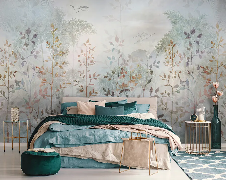 fototapeter Landskap med planter og trær u96446