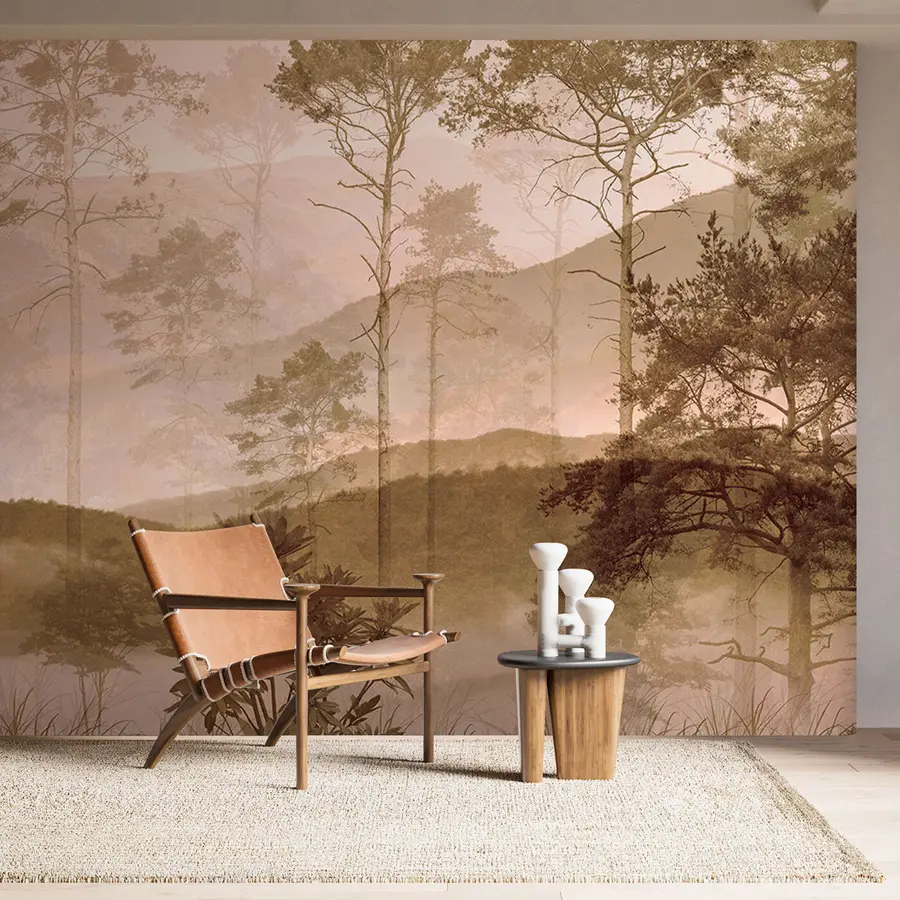 fototapeter Grunge-skog, fresco u97058