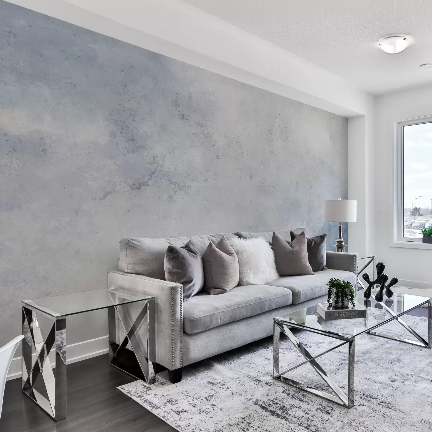 fototapeter Gråblå betong u97225