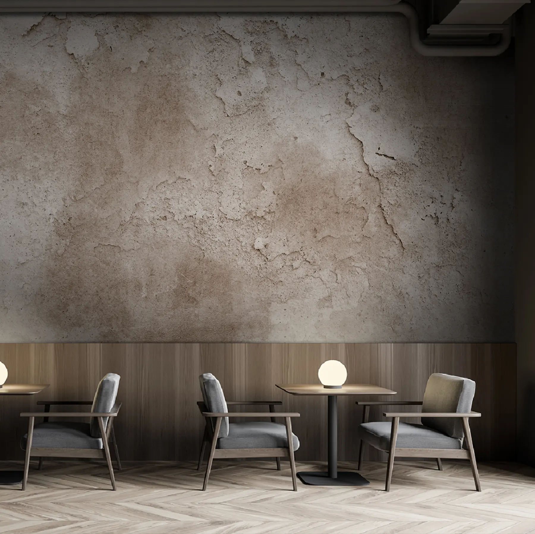 fototapeter Brun betongvegg med grove kanter u97237