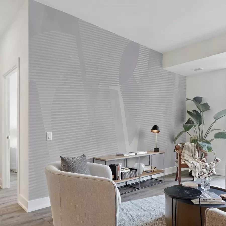 fototapeter Geometrisk abstraksjon på marmorbakgrunn i pastellfarger u95373