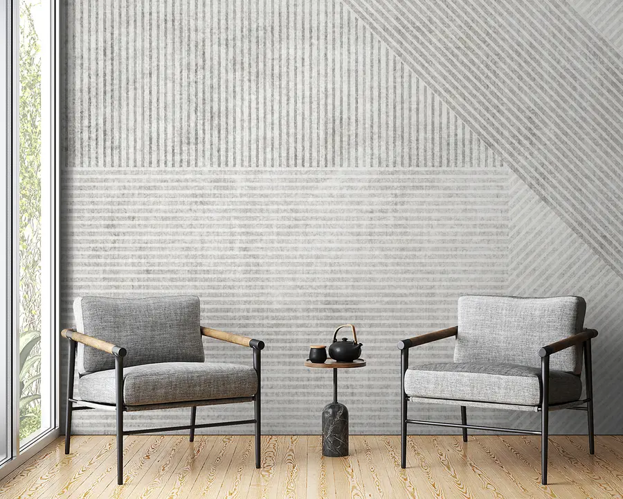 fototapeter Geometriske vintage-linjer u96331