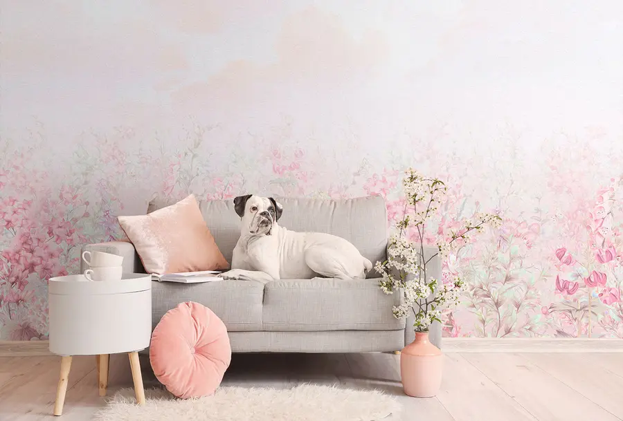 fototapeter 3d-pregede blomster u97407