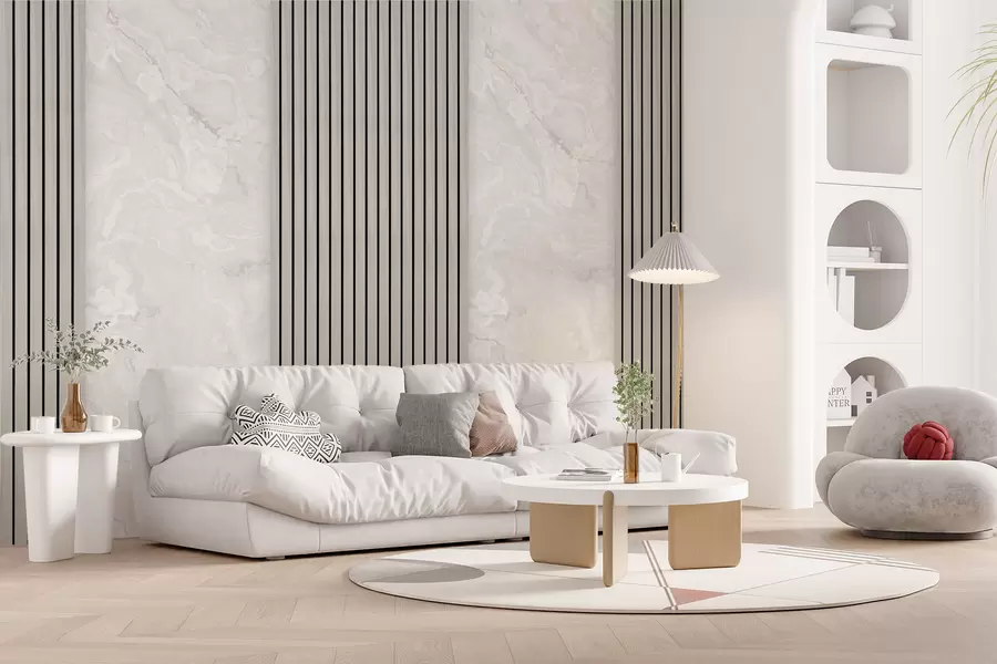 fototapeter Trespiler med marmor u97465