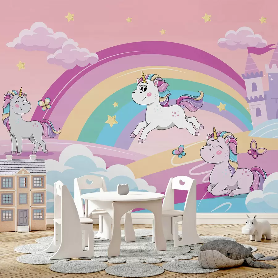 fototapeter Enhjørningenes land u98583