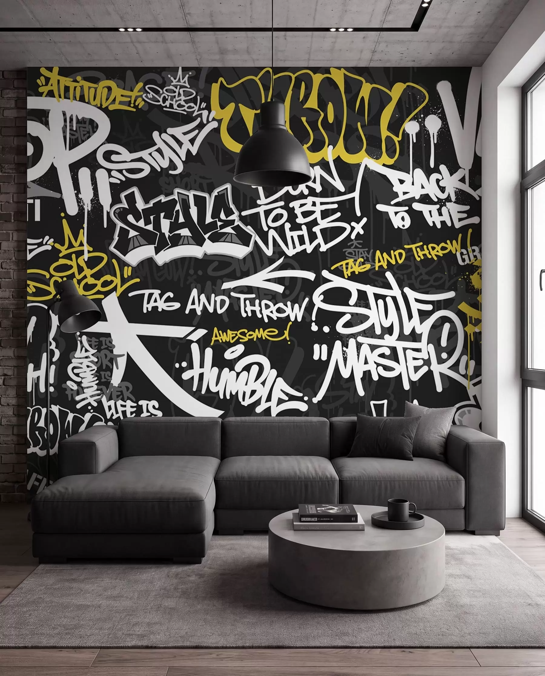 fototapeter Graffiti u98895