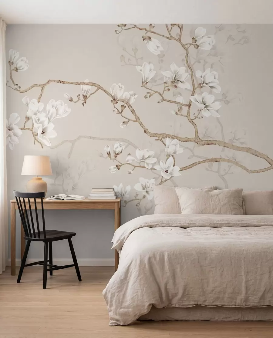 fototapeter Magnoliatreet i hagen u25842d1