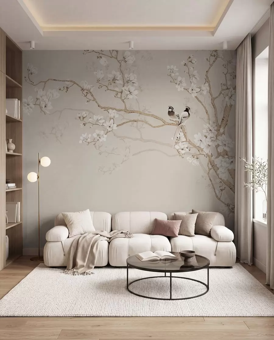 fototapeter Magnoliatreet i hagen u25842d1