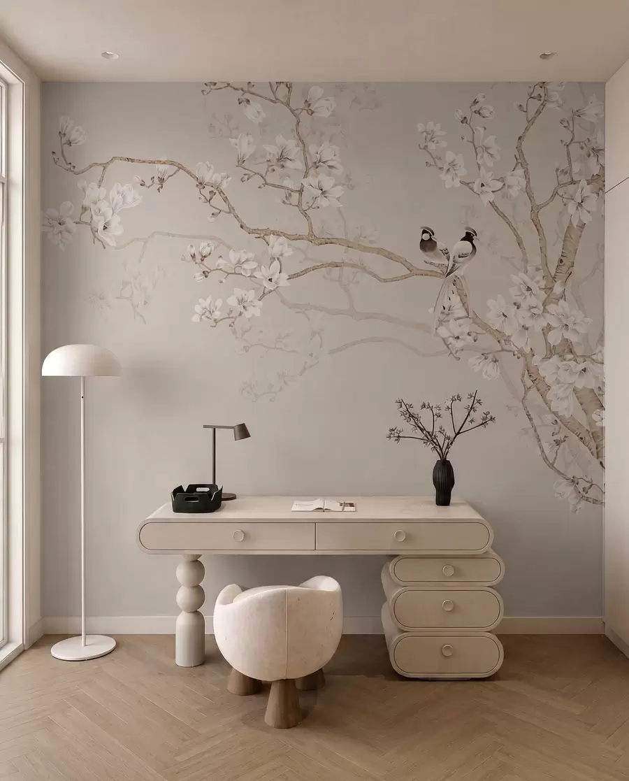 fototapeter Magnoliatreet i hagen u25842d1